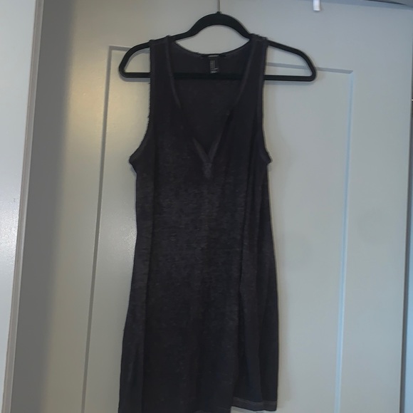 Washed Black CoverUp / Tank Top - Picture 1 of 4